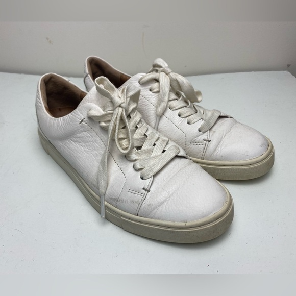 Frye Ivy Low Lace Sneakers in White size 7.5 - Picture 3 of 13